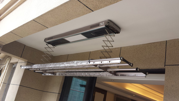 ceiling mounted racks