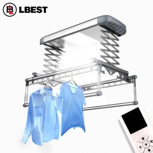 Ceiling Mounted Clothes Dryer Rack Retractable Clothes Hanger Portable Clothes Line